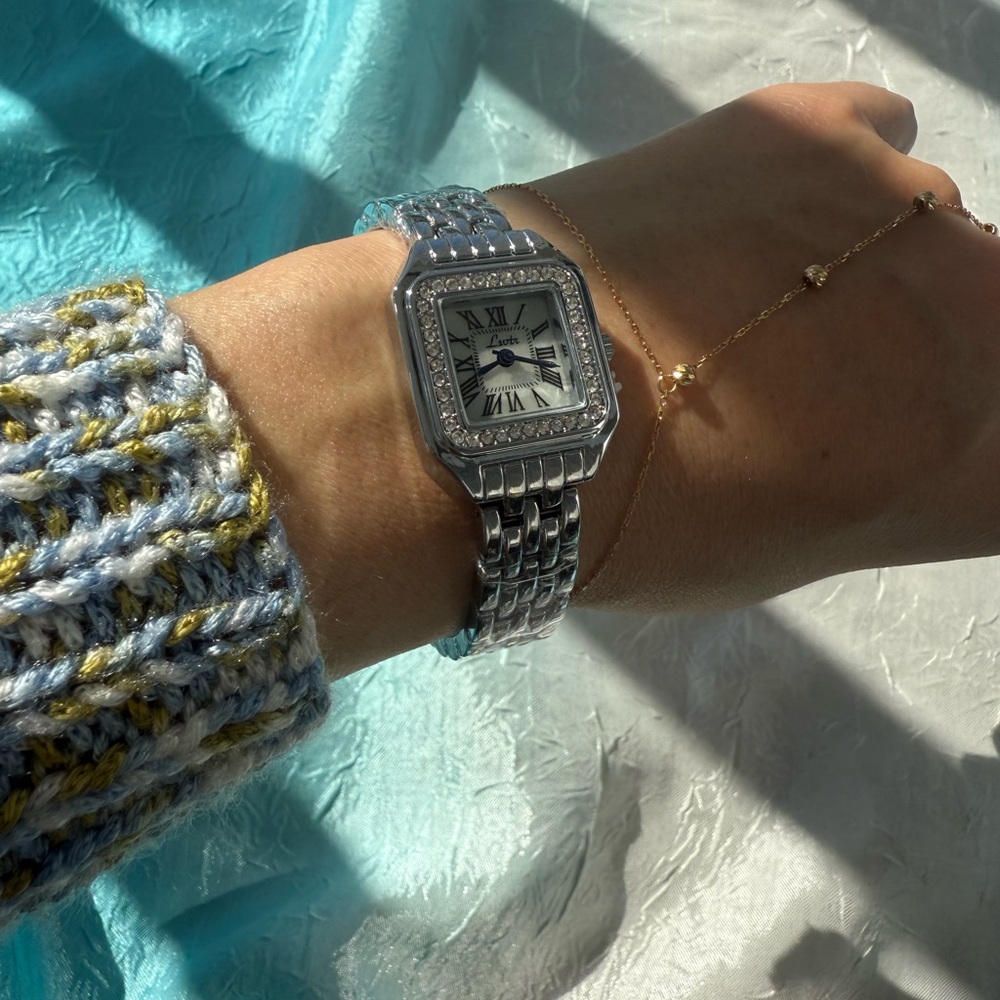 Panthere watch Greats Women's Silver Watch with Blue Accents - Picture 5 of 10